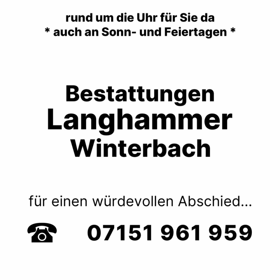 Beerdigungen Schornbach